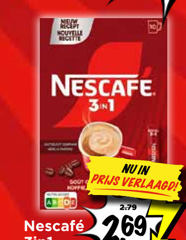 nescafe oploskoffie 10 ricette verlaagd folder aanbieding bij Vomar Nescafe oploskoffie folder aanbieding bij Vomar - details