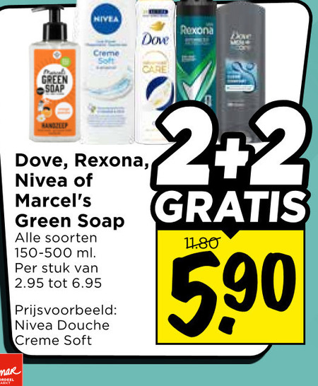 Rexona   deodorant, handzeep folder aanbieding bij  Vomar - details