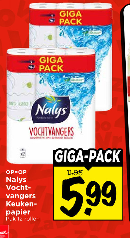 Nalys   keukenpapier folder aanbieding bij  Vomar - details