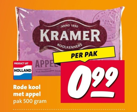 kramer rode kool 500 holland anno appel pak folder aanbieding bij Nettorama Kramer rode kool folder aanbieding bij Nettorama - details