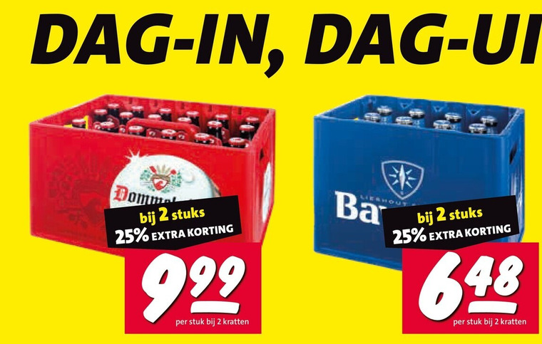 dommelsch bavaria krat bier 2 25 dag stuks stuk kratten lieshout folder aanbieding bij Nettorama Dommelsch krat bier folder aanbieding bij Nettorama - details