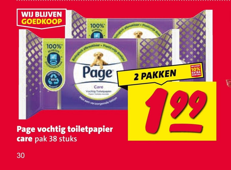 Page   vochtig toiletpapier folder aanbieding bij  Nettorama - details