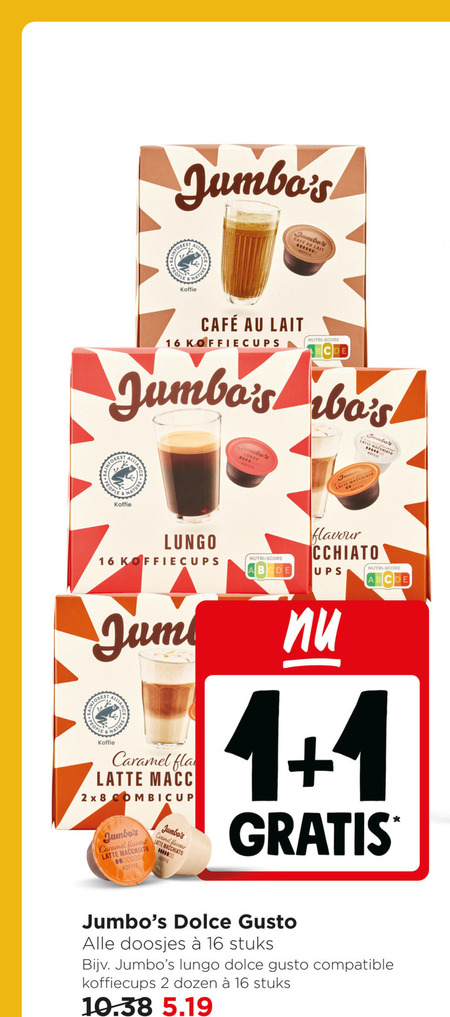 Jumbo Huismerk   dolce gusto capsules folder aanbieding bij  Jumbo - details