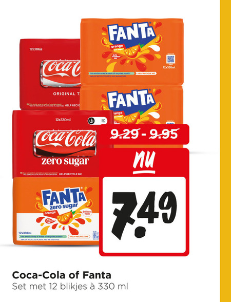 Fanta   frisdrank, cola folder aanbieding bij  Jumbo - details
