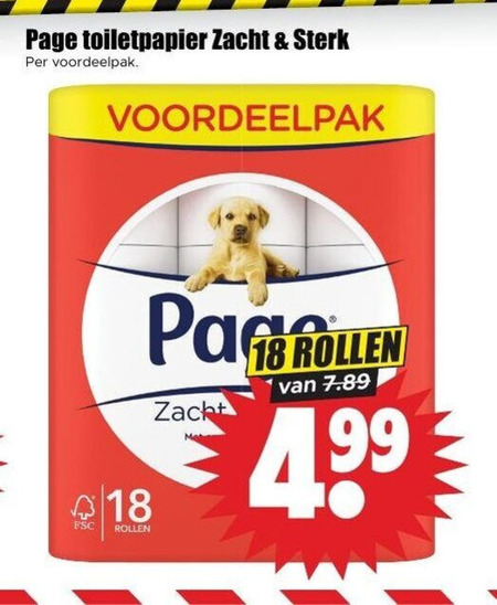 Page   toiletpapier folder aanbieding bij  Dirk - details