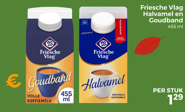 friesche vlag koffiemelk 5 11 halvamel vertrouwde receptuur goudband ml nieuwe volle stuk halfvolle folder aanbieding bij Trekpleister Friesche Vlag koffiemelk folder aanbieding bij Trekpleister - details