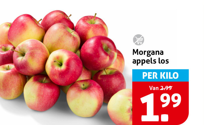appels morgana kilo folder aanbieding bij Hoogvliet