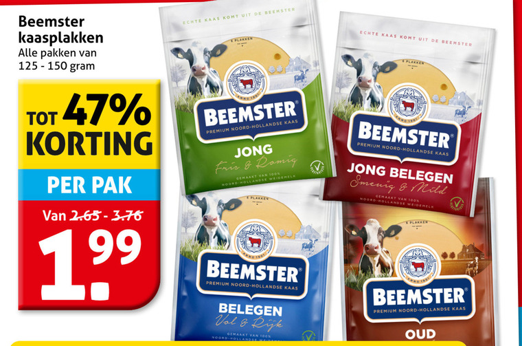 Beemster   kaasplakken folder aanbieding bij  Hoogvliet - details