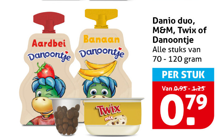 Danone   kindertoetjes, kwark folder aanbieding bij  Hoogvliet - details