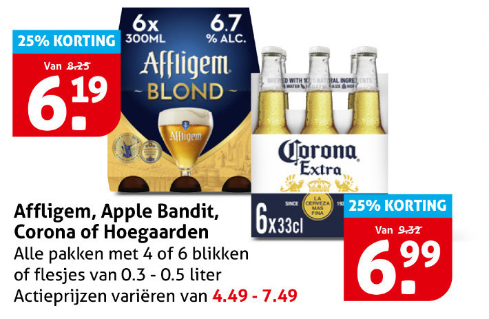 Corona   speciaalbier folder aanbieding bij  Hoogvliet - details