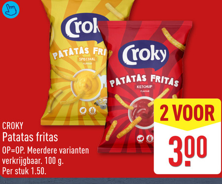 Croky   chips folder aanbieding bij  Aldi - details