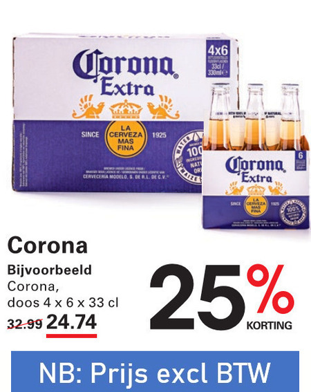 Corona   speciaalbier folder aanbieding bij  Sligro - details