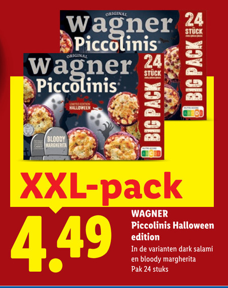 Wagner   diepvriespizza folder aanbieding bij  Lidl - details