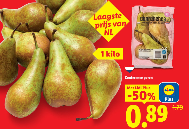 peren 1 nl conference hollandse bodem kilo 1kg nederland folder aanbieding bij Lidl