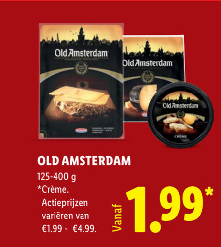 old amsterdam kaasplakken creme varieeren folder aanbieding bij Lidl Old Amsterdam kaasplakken folder aanbieding bij Lidl - details