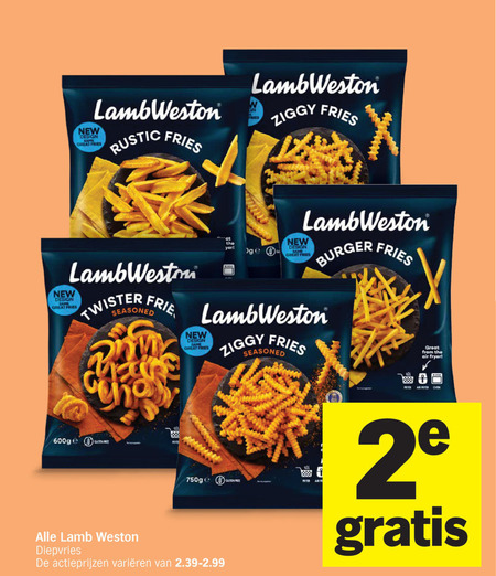 Lamb and Weston   patat folder aanbieding bij  Albert&nbsp;Heijn - details