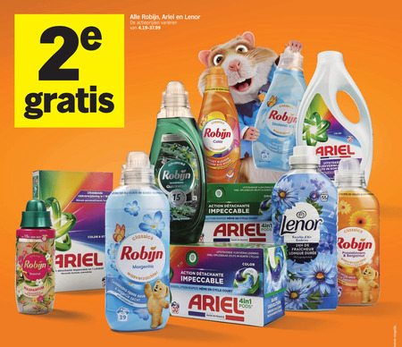 robijn ariel lenor wasmiddel wasverzachter 1 2 15 24 30 55 100 varieeren korte koude vlekverwijdering nieuwe geconcentreerde for effectief schoon minuten advanced quickwash classics color kleuren wit wasjes vlekverwijderaar oplosbaar orig kort wasprogramma geur intense robin tropical impeccable nouvelle formule morgenfris langdurig frisse zacht dagen fris spring blossom action resolution cycle france cyclus zeebries fraicheur longue passiebloem bergamot adoucissant 4in1 rapid these parfum folder aanbieding bij Albert Heijn Ariel wasverzachter, wasmiddel folder aanbieding bij Albert Heijn - details