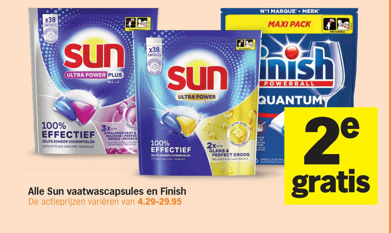 Sun   vaatwasmiddel folder aanbieding bij  Albert&nbsp;Heijn - details