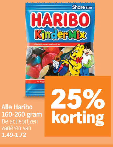 Haribo   snoep folder aanbieding bij  Albert&nbsp;Heijn - details