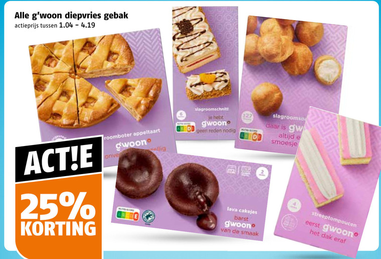 Gwoon   gebak folder aanbieding bij  Poiesz - details