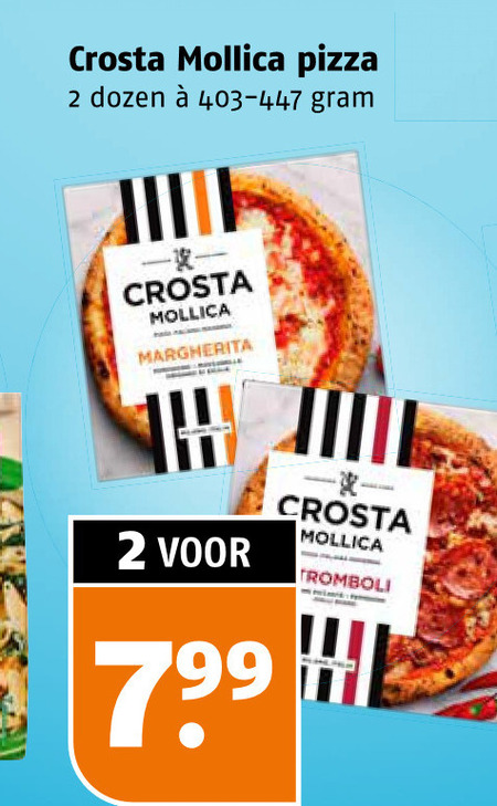 diepvriespizza 2 pizza dozen margherita folder aanbieding bij Poiesz