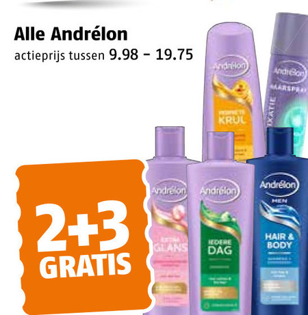 Andrelon   shampoo, hairspray folder aanbieding bij  Poiesz - details