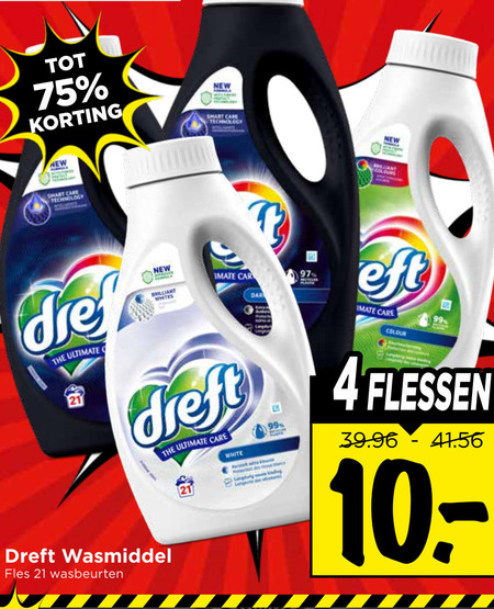 Dreft   wasmiddel folder aanbieding bij  Vomar - details