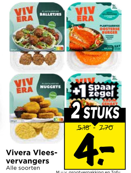 Vivera   vegetarisch folder aanbieding bij  Vomar - details
