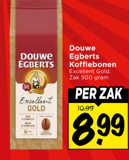douwe egberts koffiebonen 6 500 excellent gold zak complex folder aanbieding bij Vomar Douwe Egberts koffiebonen folder aanbieding bij Vomar - details
