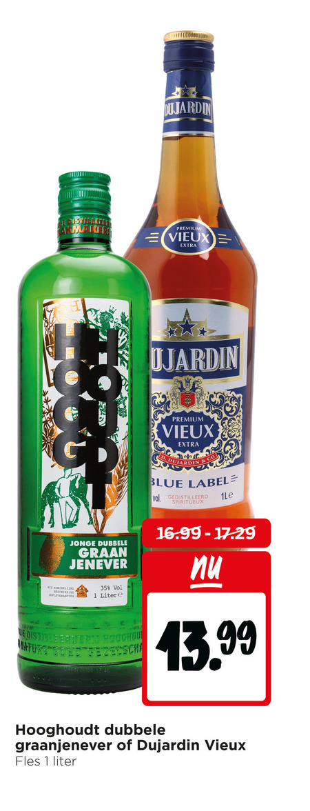 Dujardin   vieux, jenever folder aanbieding bij  Jumbo - details