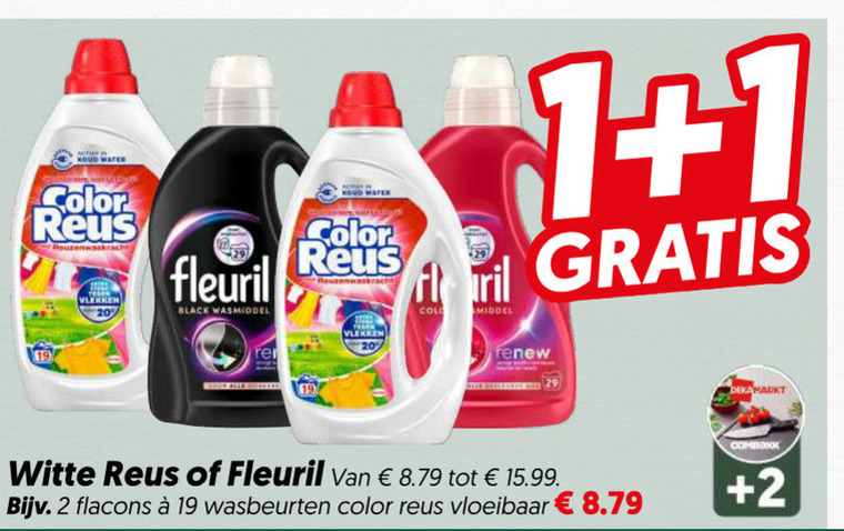 Color Reus   wasmiddel folder aanbieding bij  Dekamarkt - details