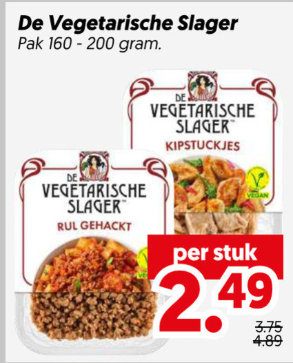 De vegetarische Slager   vegetarisch folder aanbieding bij  Dekamarkt - details