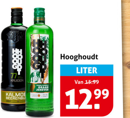 hooghoudt jenever berenburg kruiden beerenburg graan liter folder aanbieding bij Hoogvliet Hooghoudt berenburg, jenever folder aanbieding bij Hoogvliet - details