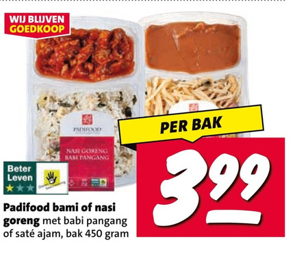 Padifood   oosterse maaltijd folder aanbieding bij  Nettorama - details