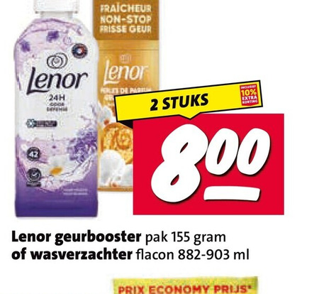 Lenor   wasverzachter folder aanbieding bij  Nettorama - details