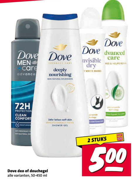 Dove   douchegel folder aanbieding bij  Nettorama - details