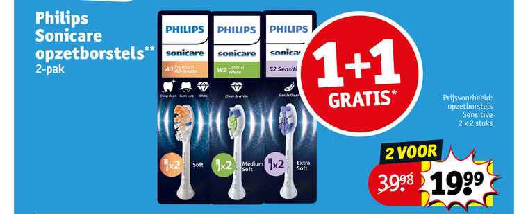 Philips   opzetborstel folder aanbieding bij  Kruidvat - details