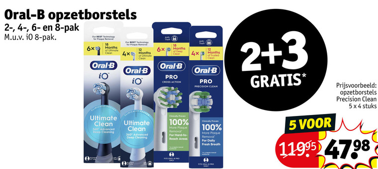 Braun Oral-B   opzetborstel folder aanbieding bij  Kruidvat - details