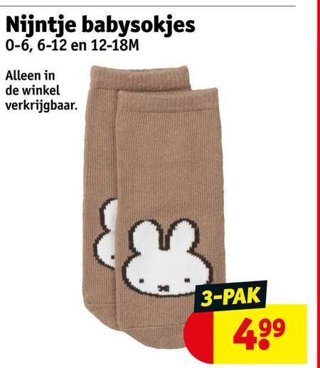 Nijntje   babysokjes folder aanbieding bij  Kruidvat - details