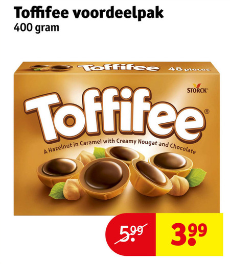 Toffifee   chocolade folder aanbieding bij  Kruidvat - details