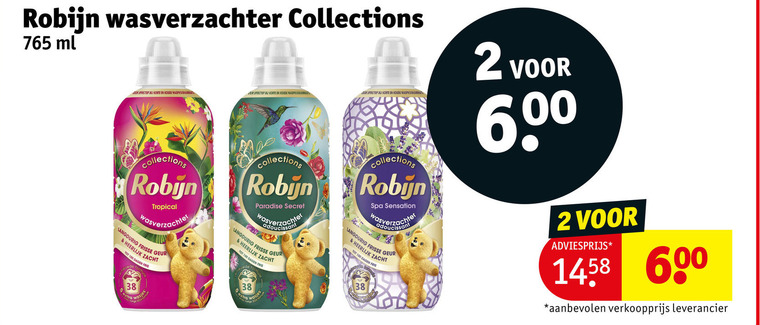 Robijn   wasverzachter folder aanbieding bij  Kruidvat - details