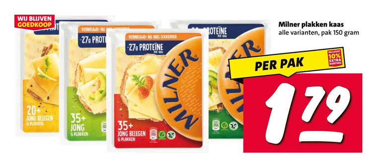 milner kaasplakken 6 10 150 20 jong belegen 35 vernieuwd planken r kaas pak folder aanbieding bij Nettorama Milner kaasplakken folder aanbieding bij Nettorama - details