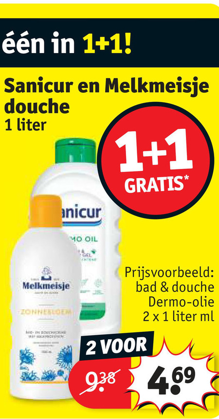 Sanicur   douchegel folder aanbieding bij  Kruidvat - details