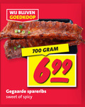 klik op dit plaatje voor een vergroting en voor vergelijkbare aanbiedingen gerelateerd aan ` spareribs 700 gegaarde sweet spicy ` spareribs 700 gegaarde sweet spicy