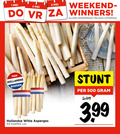 klik op dit plaatje voor een vergroting en voor vergelijkbare aanbiedingen gerelateerd aan ` asperges 1 2 3 500 weekend winners vrijdag zaterdag hollandse boeren witte aa 5.99 3.99 ` asperges 1 2 3 500 weekend winners vrijdag zaterdag hollandse boeren witte aa 5.99 3.99