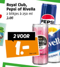 klik op dit plaatje voor een vergroting en voor vergelijkbare aanbiedingen gerelateerd aan ` frisdrank 2 250 royal club pepsi rivella blikjes ml liter onade original `  frisdrank 2 250 royal club pepsi rivella blikjes ml liter onade original
