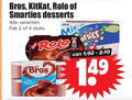 klik op dit plaatje voor een vergroting en voor vergelijkbare aanbiedingen gerelateerd aan ` toetje 2 4 bros kitkat rolo smarties desserts pak stuks mix `  toetje 2 4 bros kitkat rolo smarties desserts pak stuks mix