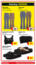 klik op dit plaatje voor een vergroting en voor vergelijkbare aanbiedingen gerelateerd aan ` 1 2 25 33 50 flair broek winning 128 xl second skin mesh bh l bandeau top maat 6 99 sleehak slippers 36 40 2e halve artikel combinatie kruidvat verrassend `  1 2 25 33 50 flair broek winning 128 xl second skin mesh bh l bandeau top maat 6 99 sleehak slippers 36 40 2e halve artikel combinatie kruidvat verrassend