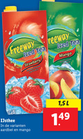 klik op dit plaatje voor een vergroting en voor vergelijkbare aanbiedingen gerelateerd aan ` ice tea freeway iced strawberry flavoured drink mango ijsthee aardbei 1 5 l `  ice tea freeway iced strawberry flavoured drink mango ijsthee aardbei 1 5 l