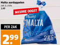 klik op dit plaatje voor een vergroting en voor vergelijkbare aanbiedingen gerelateerd aan ` aardappelen 2 malta zak kilo 3.99 nieuwe oogst 99 kruimig ` aardappelen 2 malta zak kilo 3.99 nieuwe oogst 99 kruimig